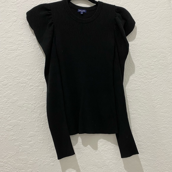 💰PRICE⬇️ SPLENDID - Black Long Sleeve Sweater - S - Picture 2 of 9